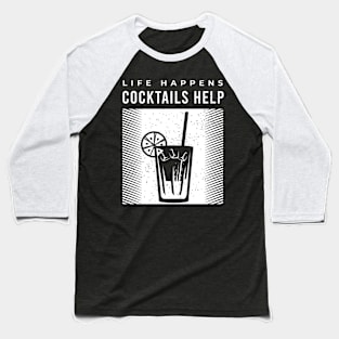 Drinking Gifts and Party Costumes for a Lover of Cocktails Baseball T-Shirt